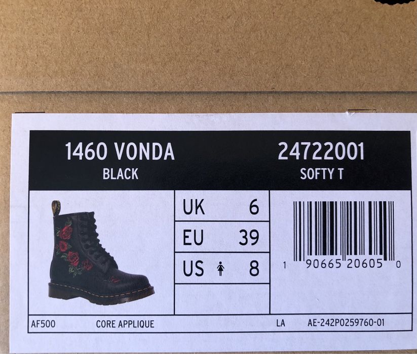 Dr. Martens 1460 Vonda Floral Leather ОРИГИНАЛНИ дамски кубинки 37/38