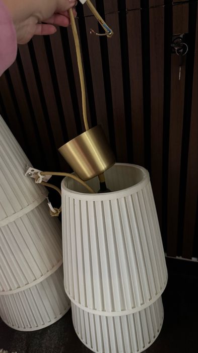 Vand 5 abajur lustra cu tot cu cablu pret pt toate 5