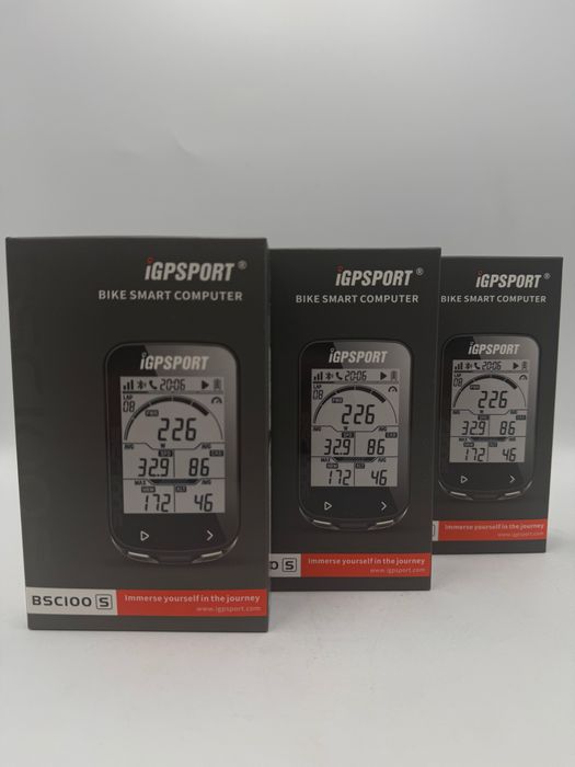 Ciclocomputer iGPSPORT BSC100S, GPS incorporat, Black Sigilat