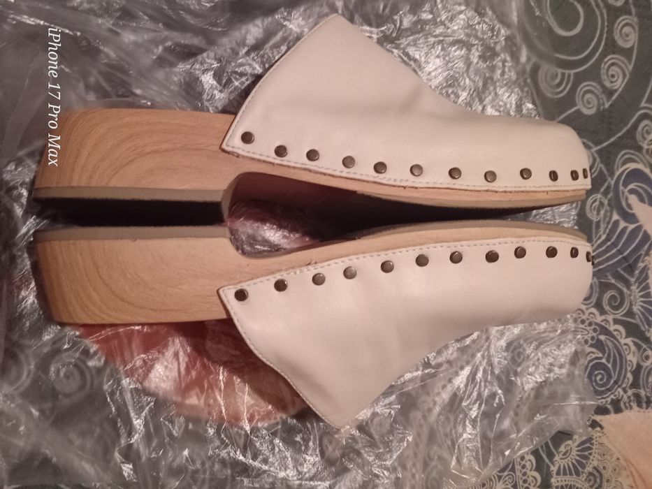 Оригинално Сабо"ZARA" от ест.кожа!-50%!