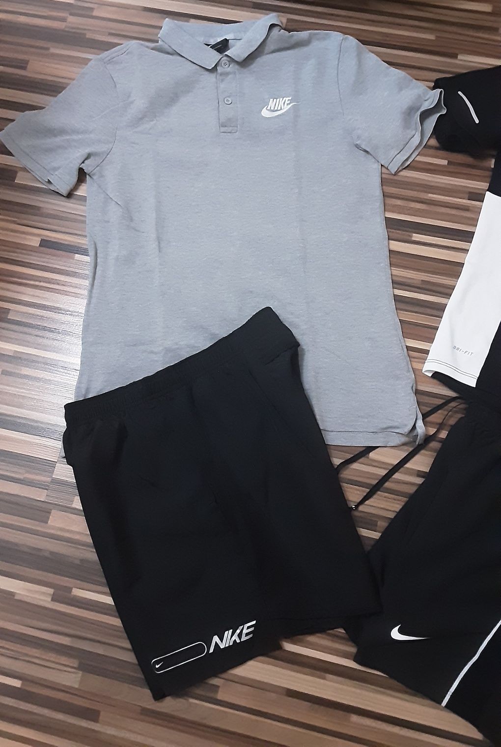 (М) NIKE dri-fit-UNDER ARMOUR оригинални къс панталон,тениска, клин