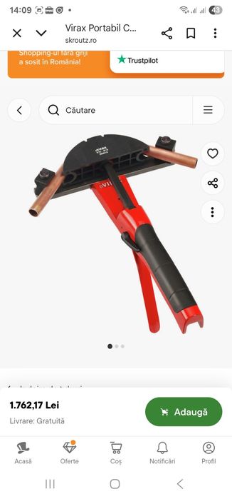 Virax 2503 mașină curbat tevi instalatori cupru /otel /tevi multistrat