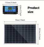 Kit Panou solar + Controler 100A , curent gratis camping telefoane etc