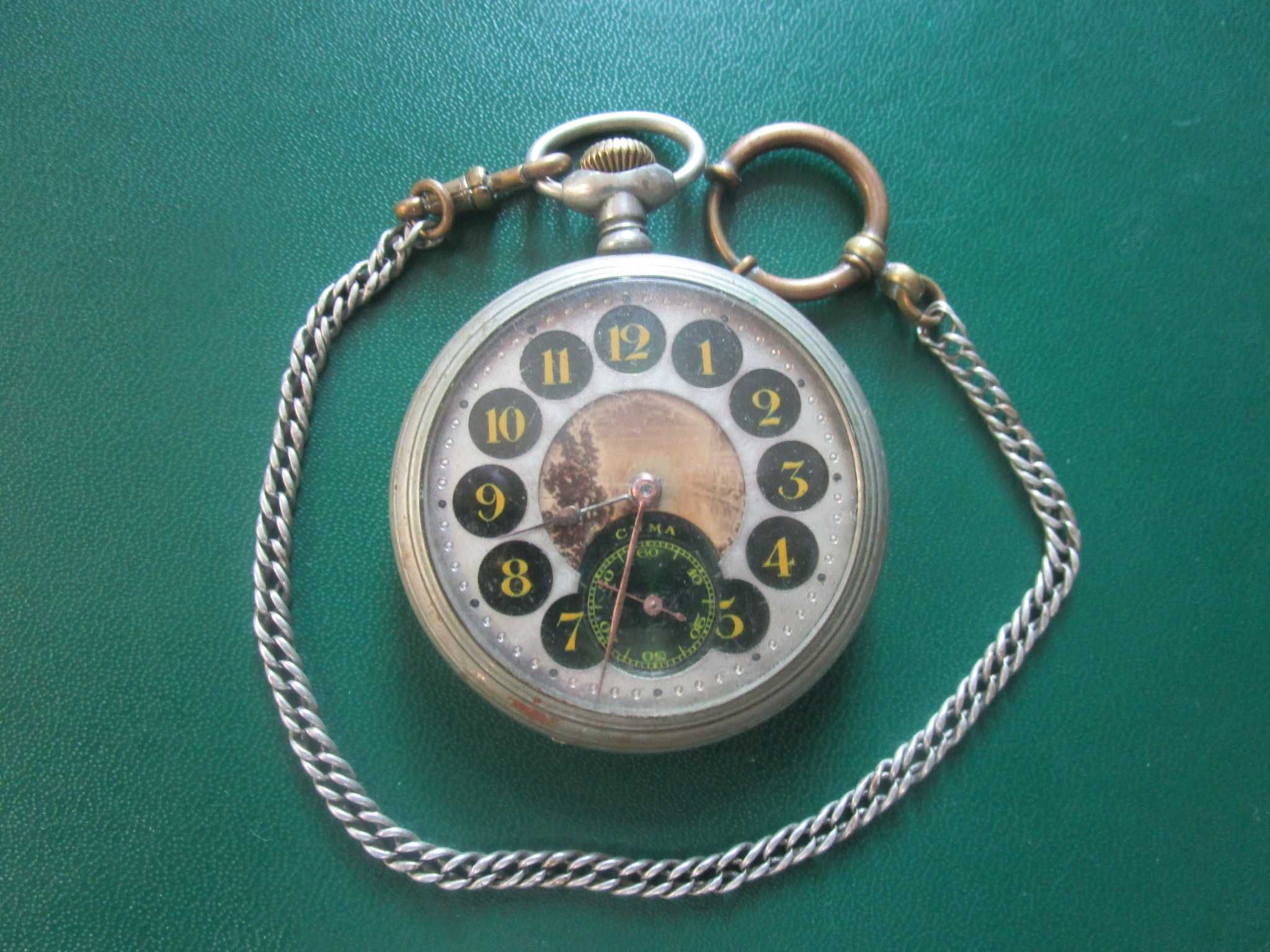 Швейцарски джобен часовник "Сима"