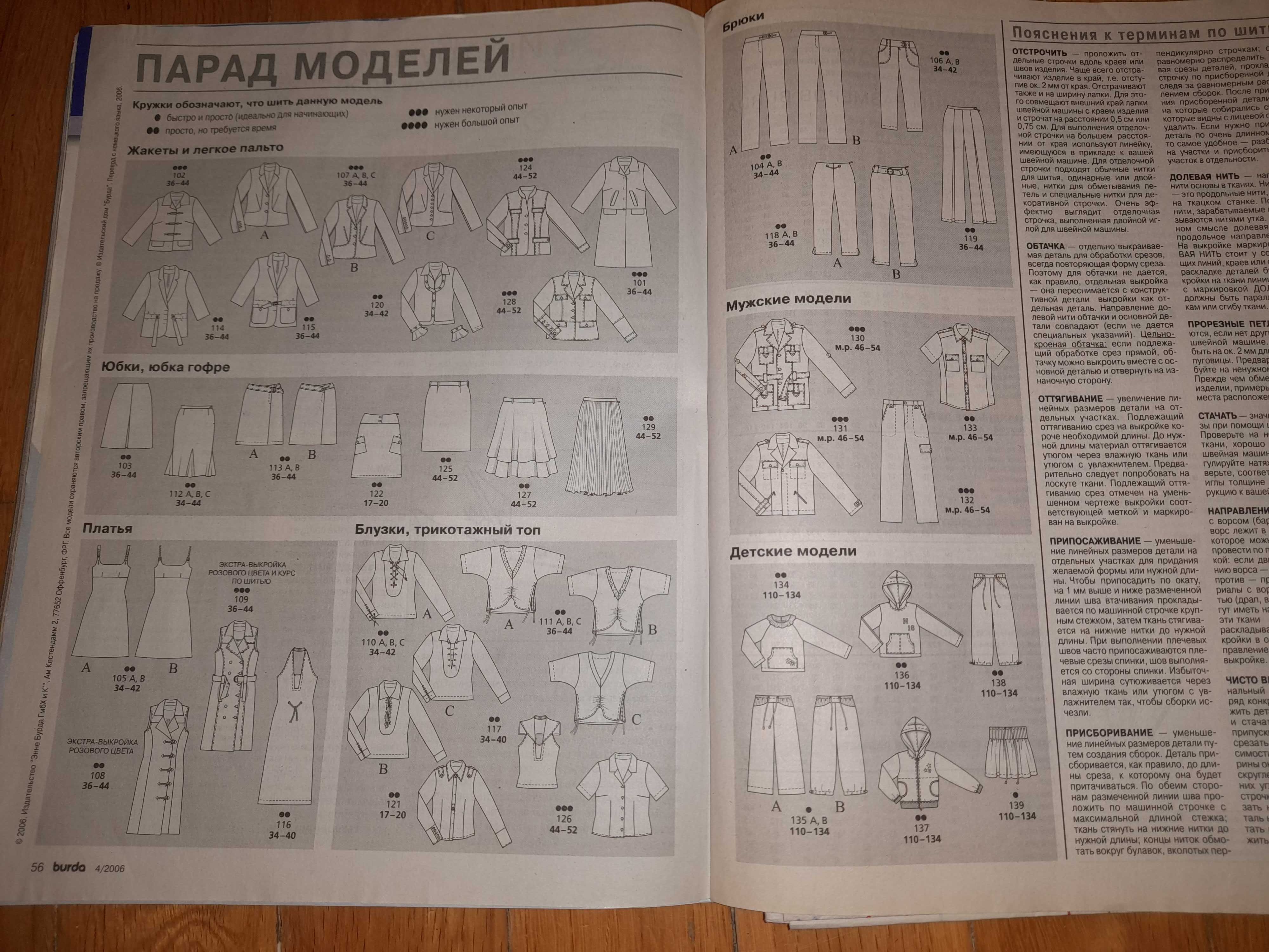 Журнал для шитья Бурда