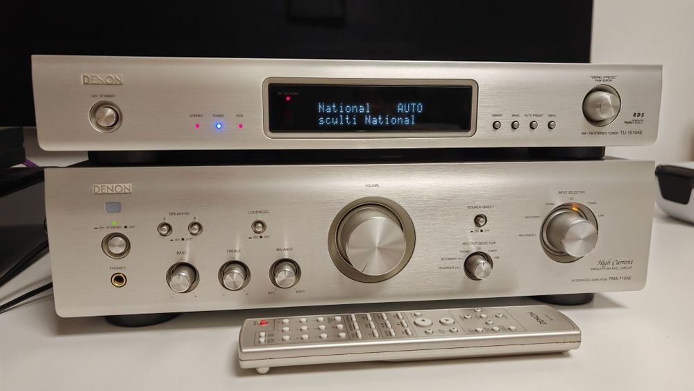 Amplificator Denon PMA-710AE  Tuner Denon TU-1500AE