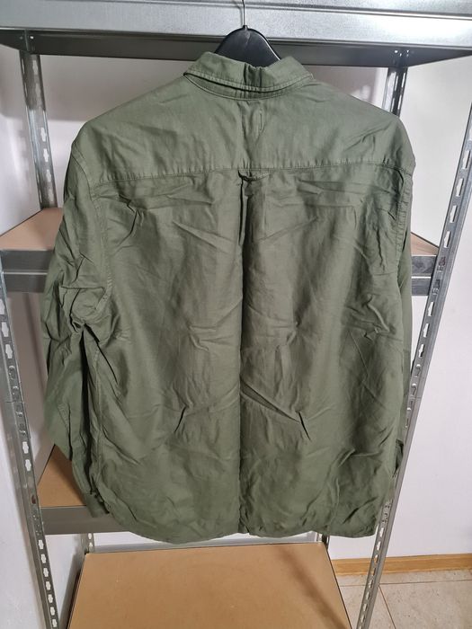 Camasa casual verde H&M, marime L spre XL, Noua, nepurtata