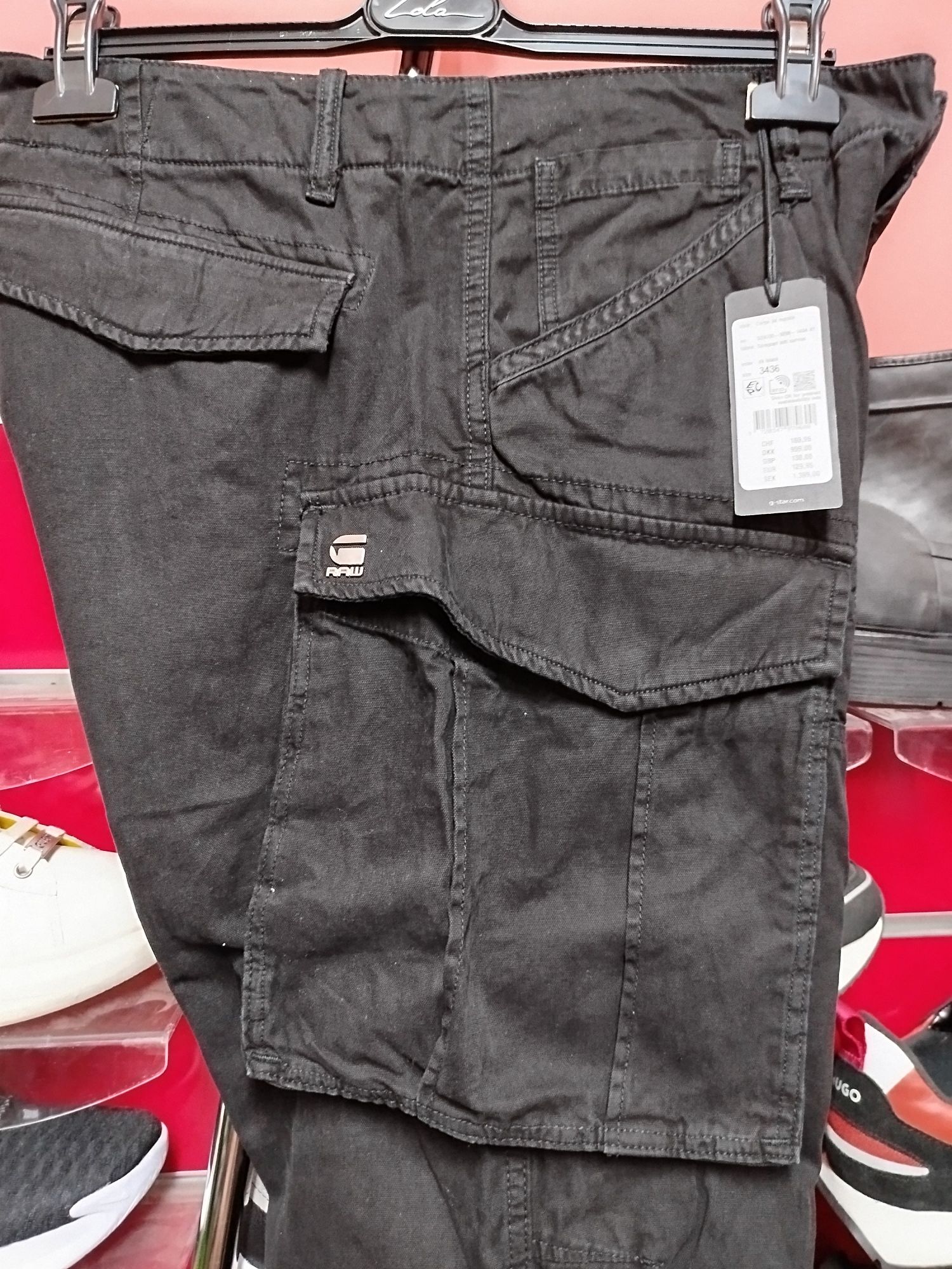 Оригинален панталон G-Star Raw Cargo 3D W34 W36 W38 мъжки долнище