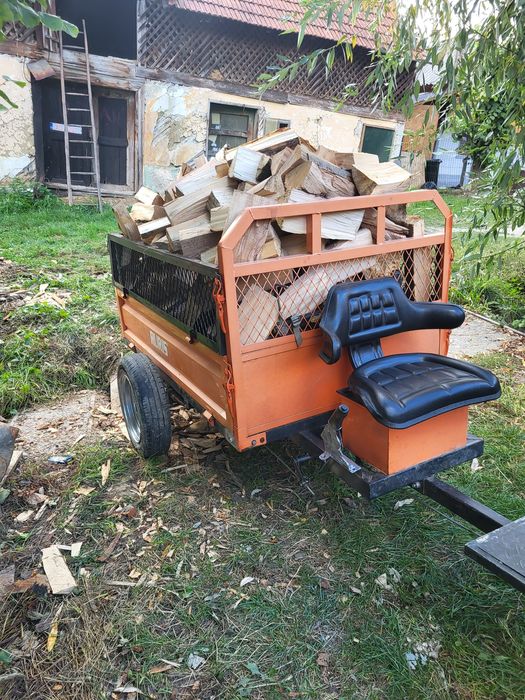 Vând motocultor 18cp cu remorca