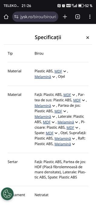 Birou Jysk (Langager) EXTENSIBIL