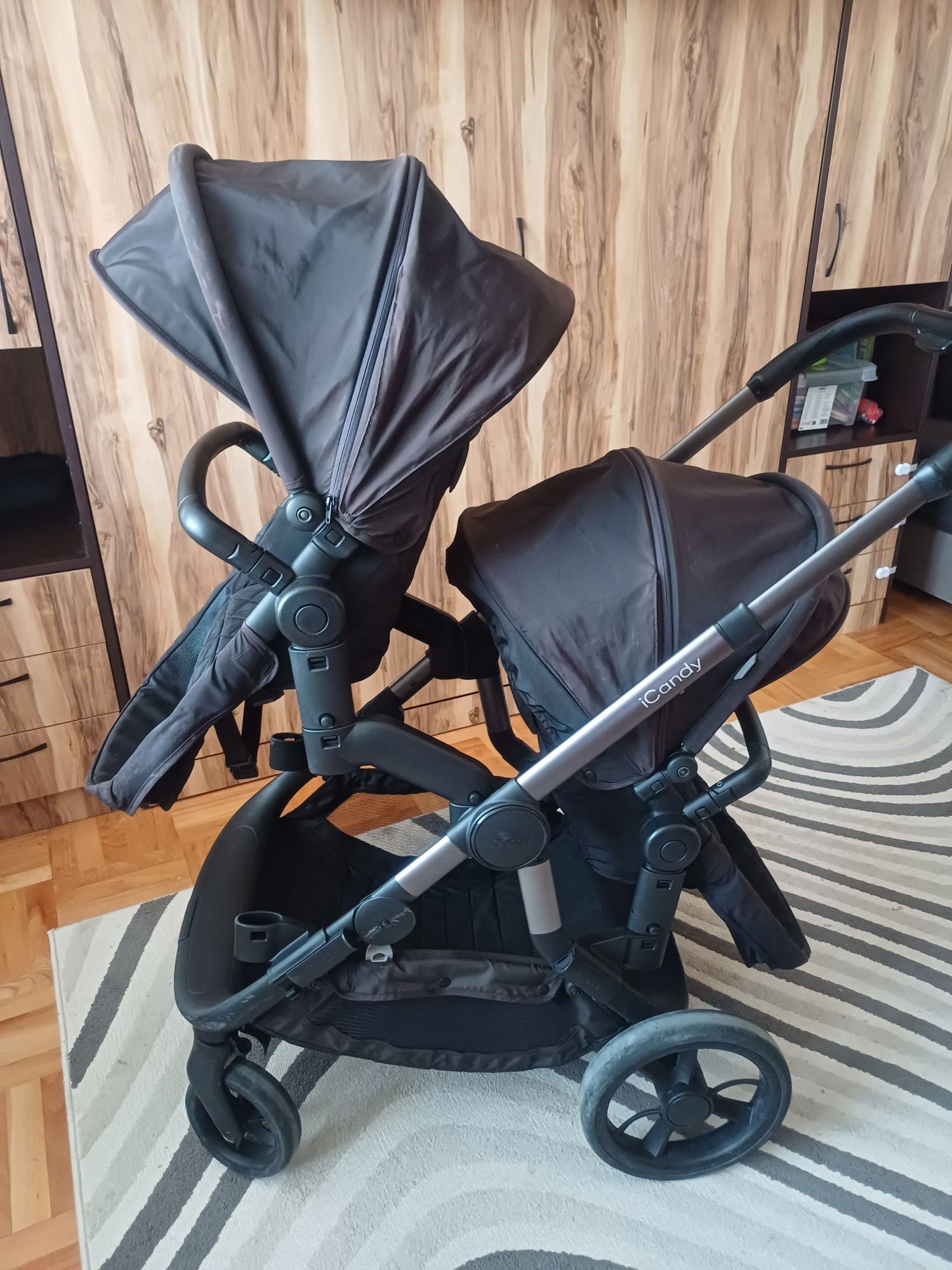 Icandy количка за близнаци