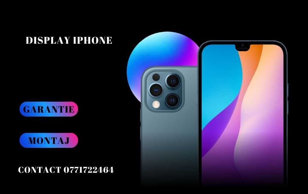 Display iPhone X Xs Xs Max ORIGINAL Garantie Montaj | Gratuit