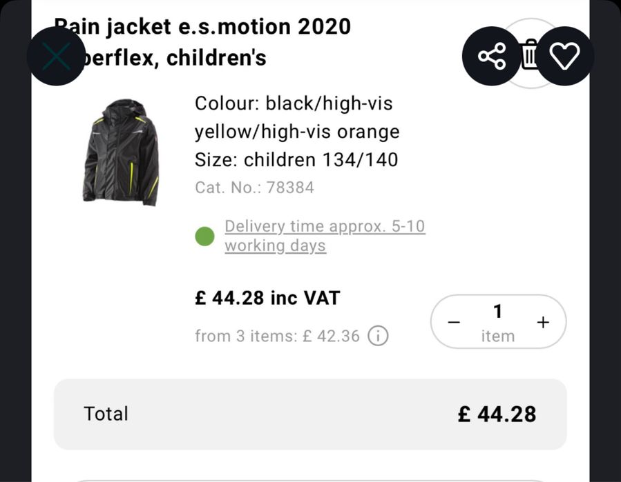 Geaca copii Engelbert Strauss 146/152- Nou