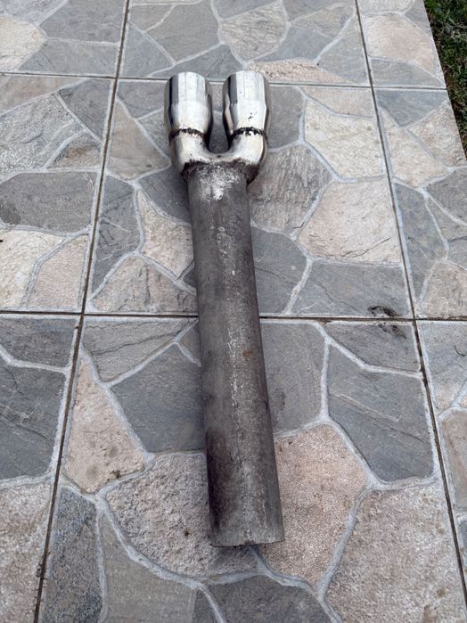 Права тръба с накрайник