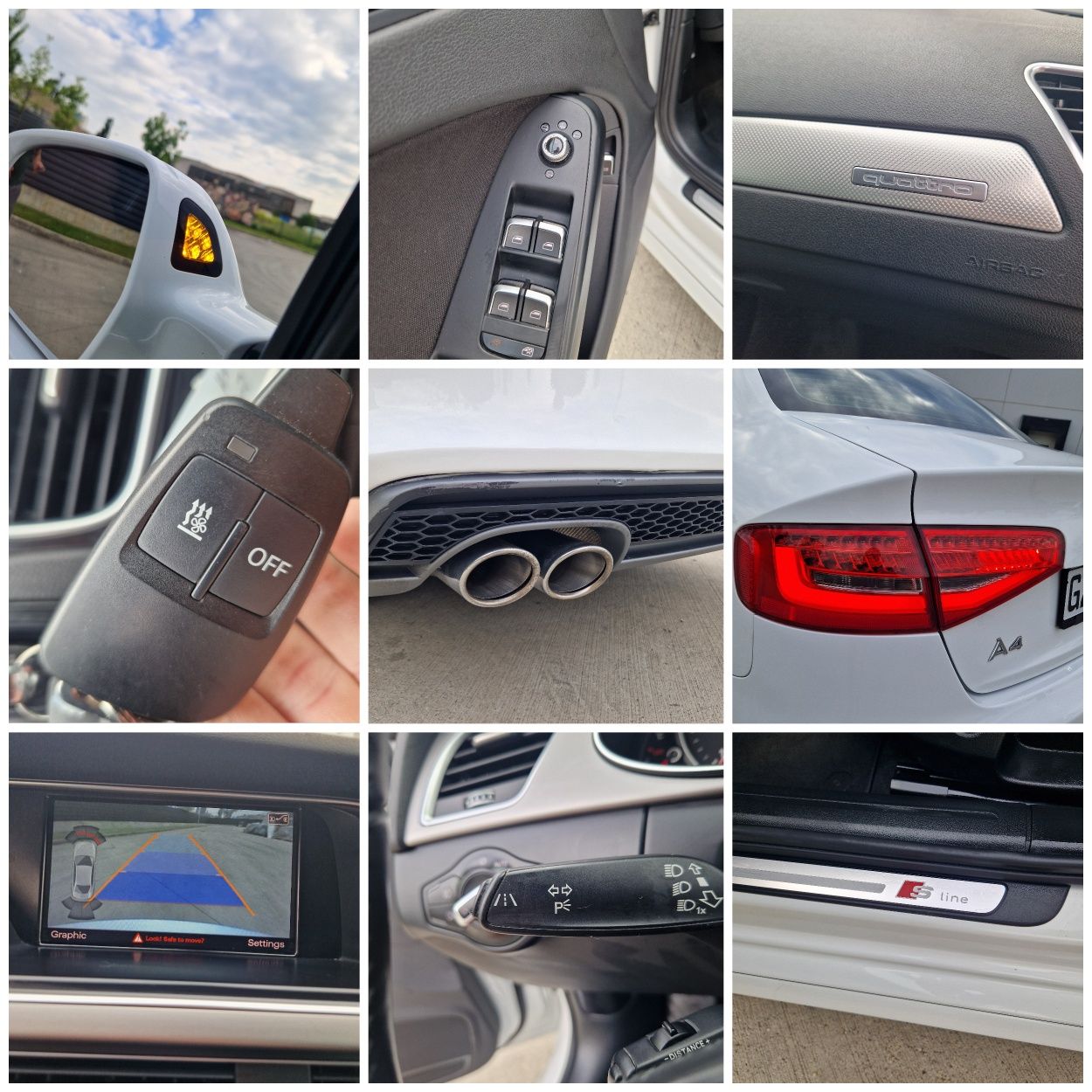 Audi A4 S Line Quattro/ Distronic / Webasto / Cameră
