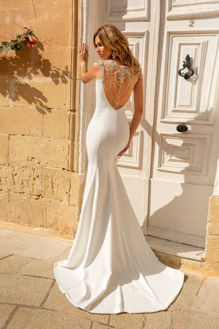 Rochie de mireasa tip sirena La Novia - Model Cannes