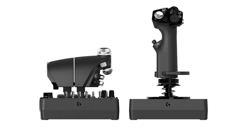 Joystick Logitech X56 Hotas - simulator zbor