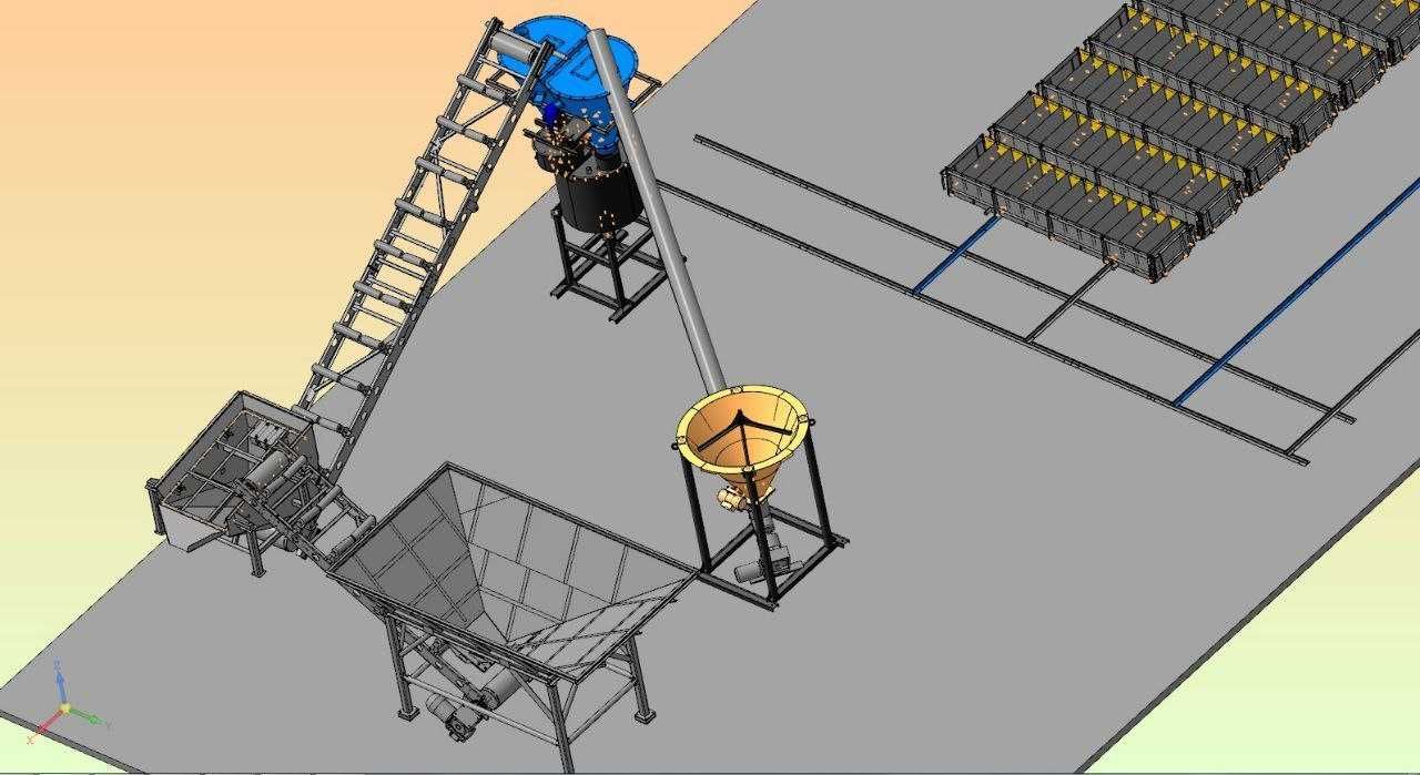 Линия по производство газоблок. Gazoblok ishlab chiqarish liniyasi