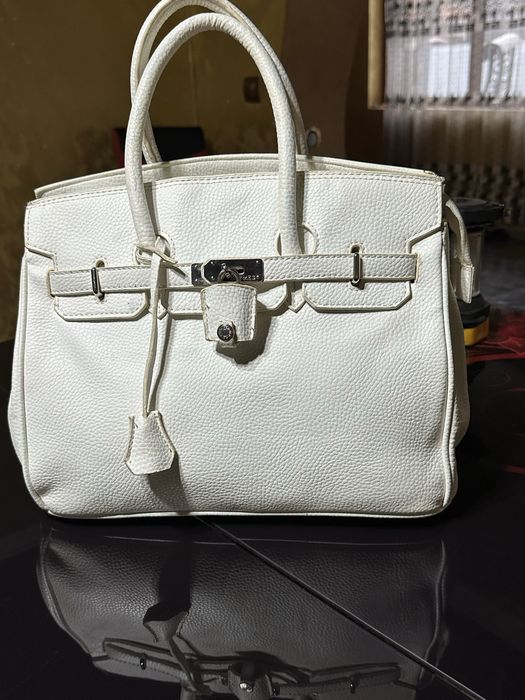 Geanta Hermes alba