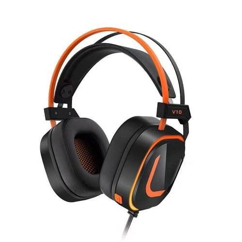 Новые наушники MORADI с LED ORANGE оригинал подсветкой usb moradi