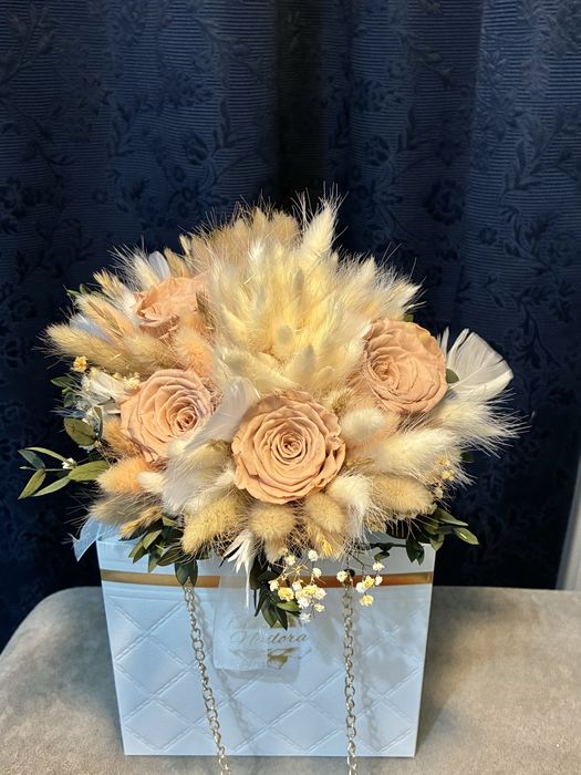 Buchet mireasa, marturii, lumanari personalizate