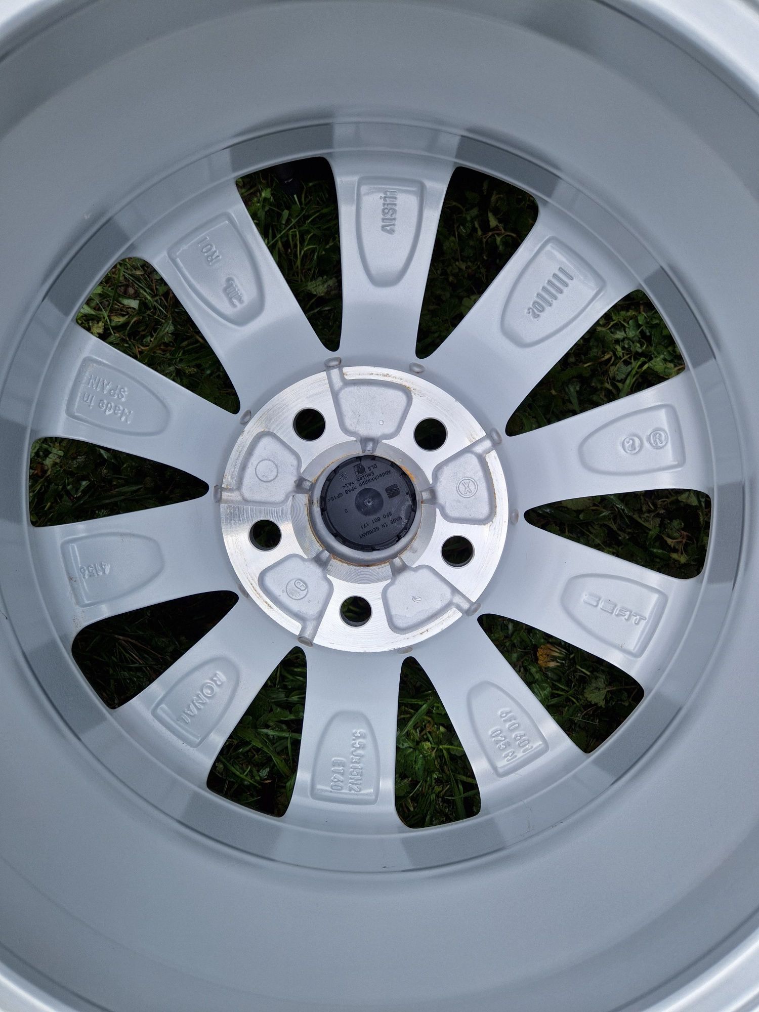 Roți vară, jante originale Al Seat Ibiza, R15, cauciucuri  185 65 15