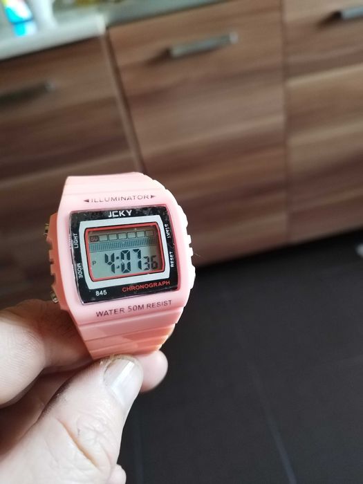 Ceas digital JCKY cu arma, cronometru , dată, lumina Functional