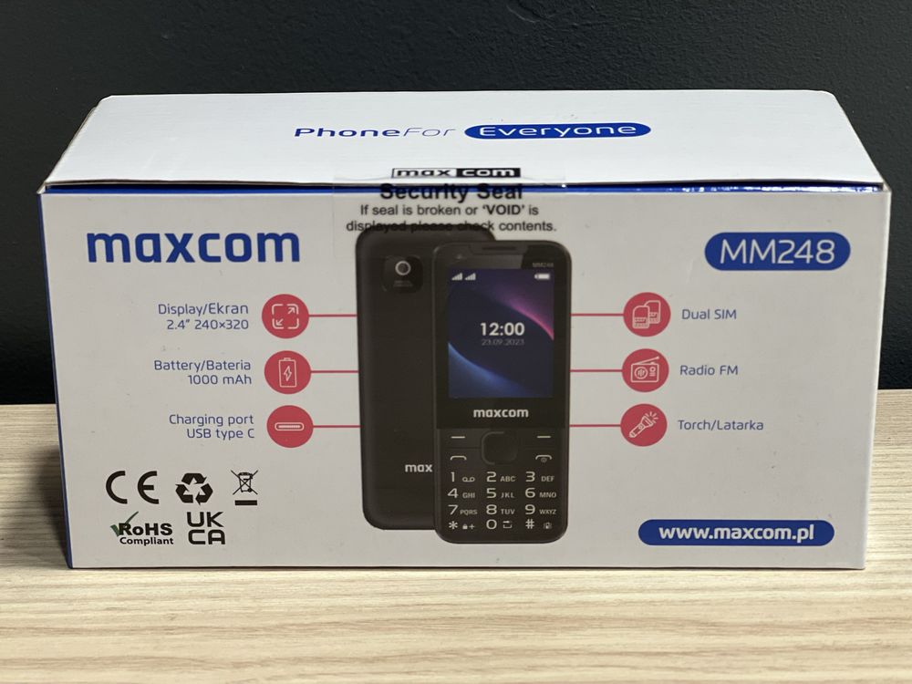 MaxCom MM248, sigilat, 4G