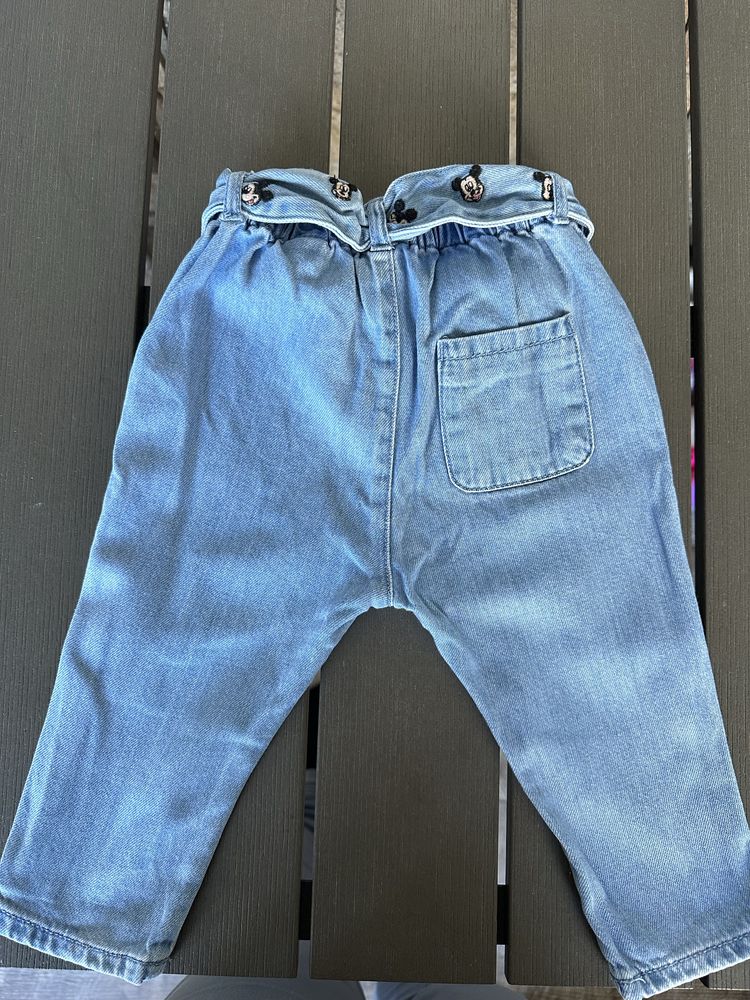 Есенна блузка Zara и дънки,9-12 месеца 80 см.