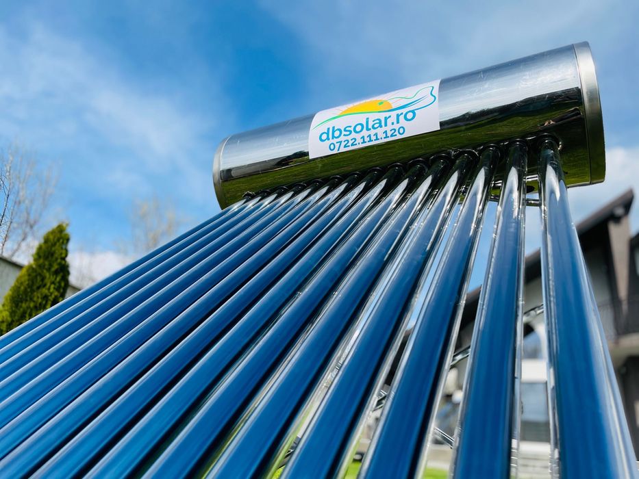 PANOUri Solare Apa Calda PRESURIZATe 150L INOX Solar Vidate NOU‼️
