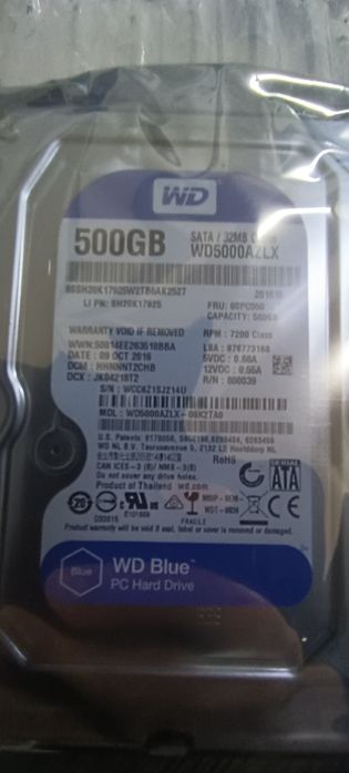 Продам новый HDD жесткий диск 500gb