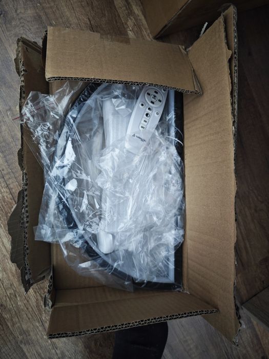 Lustra LED Diones cu Telecomanda, 64W, Metalic, 3000K/4000K/6000K, Neg