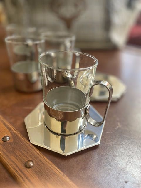 Set 6 cesti cafea / ceai Zepter, farfurii si Espressor