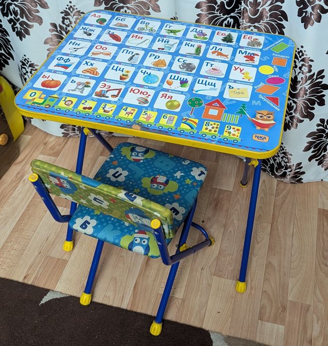 Детский столик со стульчиком б/у
