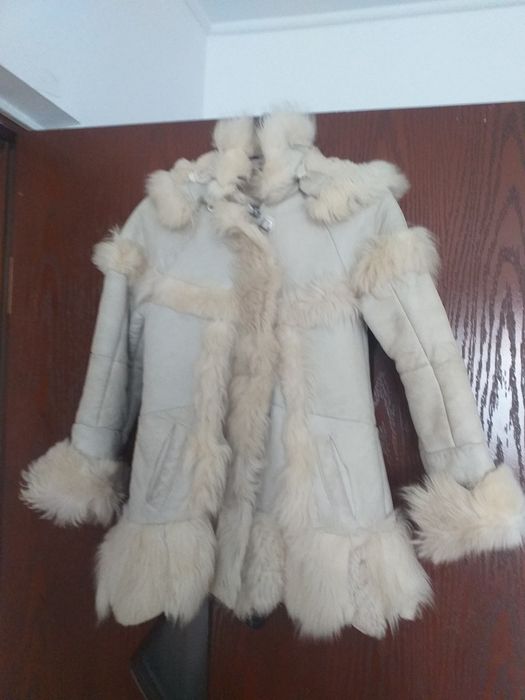Cojoc blană naturala fetiță