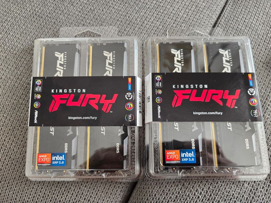 Kit memorie ram 16 gb ddr5 Kingston fury rgb (2x8gb)