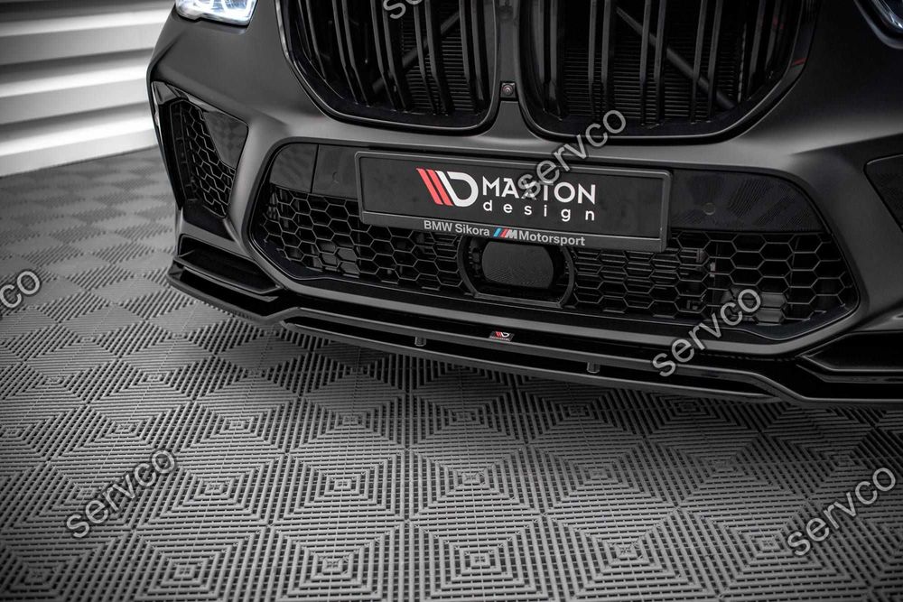 Prelungire splitter bara fata Bmw X5M F95 2018- v3 - Maxton Design