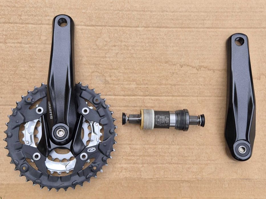 Angrenaj pedalier Shimano FC-M430/431 si ax BB-UN-26