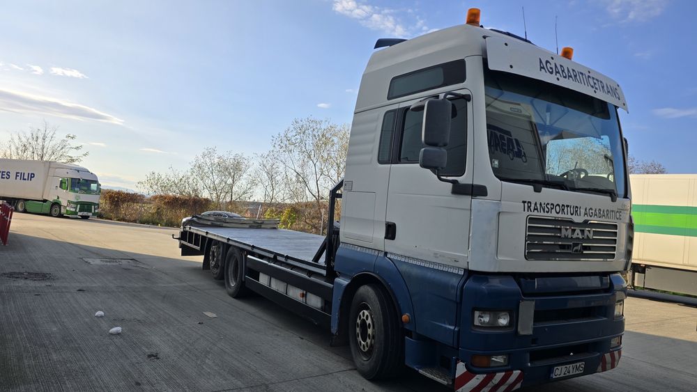 Vand autoplatforma MAN 26 430 retarder, variante tractor,barca,auto