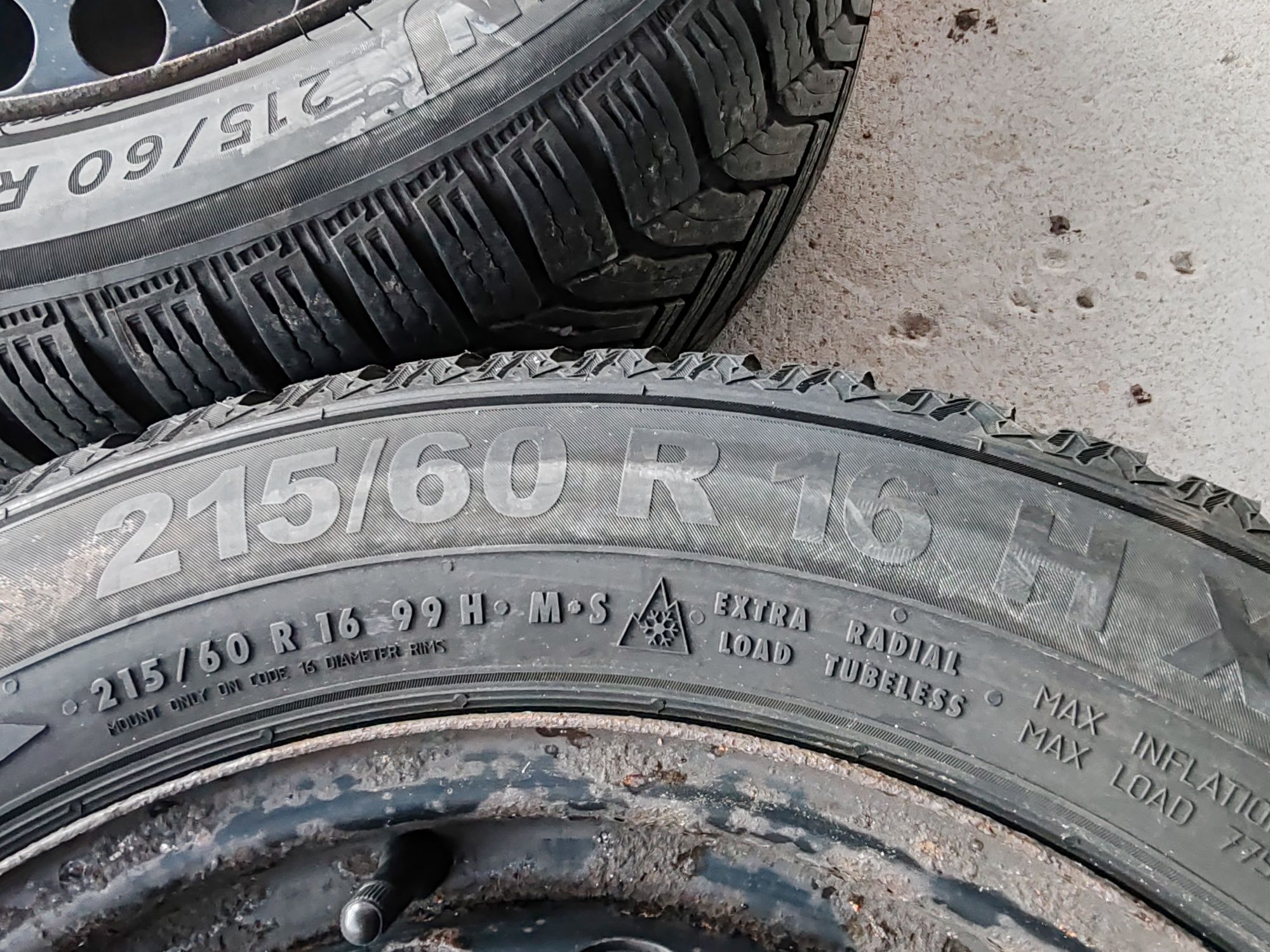 Джанти с гуми за Форд 215 60 16 5х108