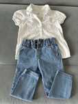 Set bluza jeans, marimea 98
