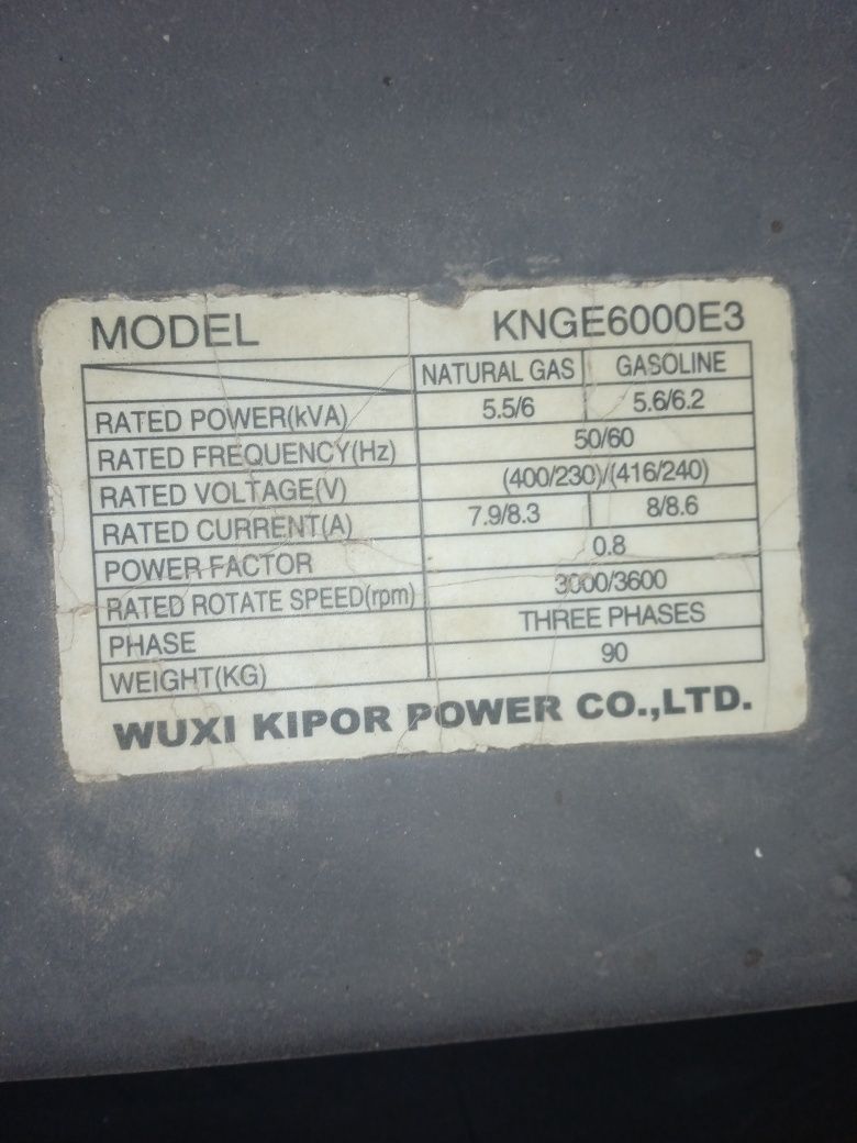 Kipor divjok 6kv