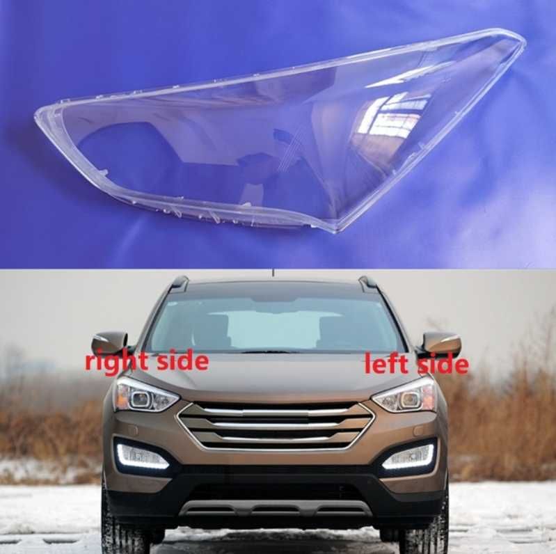 Hyundai Santa Fe капак фар стъкло капаци фарове крушки хюндай