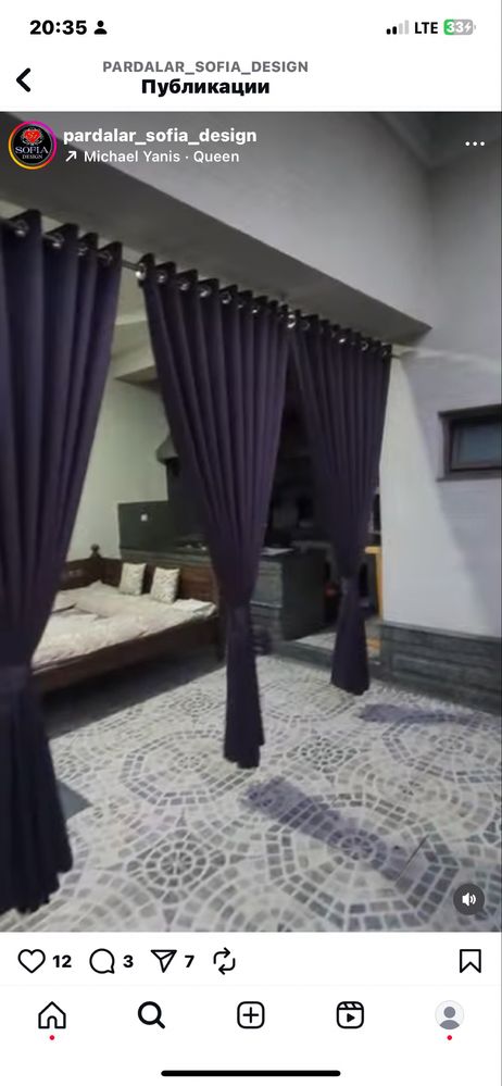 PARDA TIKAMIZ . Barcha turdagi pardalarni zamonaviy uslubda tikamiz.