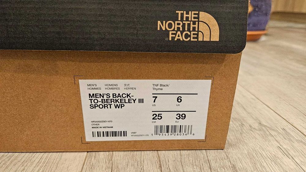 Ghete The North Face Back-To-Berkeley III Sport WP