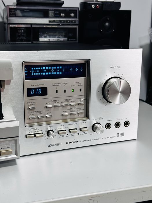 Deck legendar PIONEER CT-F900, 3 HEAD , anii 1978, Made in Japan