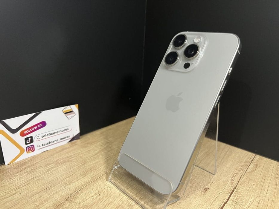 Iphone 16 Pro 256Gb Natural Titanium 3 ani garanție, Telefoane Mureș
