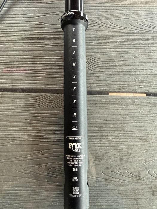 Vand dropper post Fox Transfer SL 30.9 x 100 mm