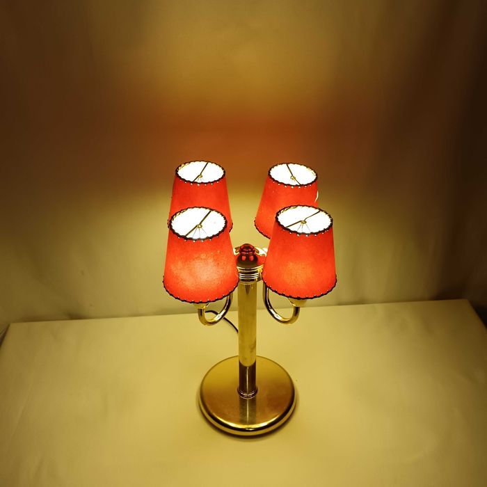 Veioza masa, candelabru, accent, Art Deco, alama, vintage