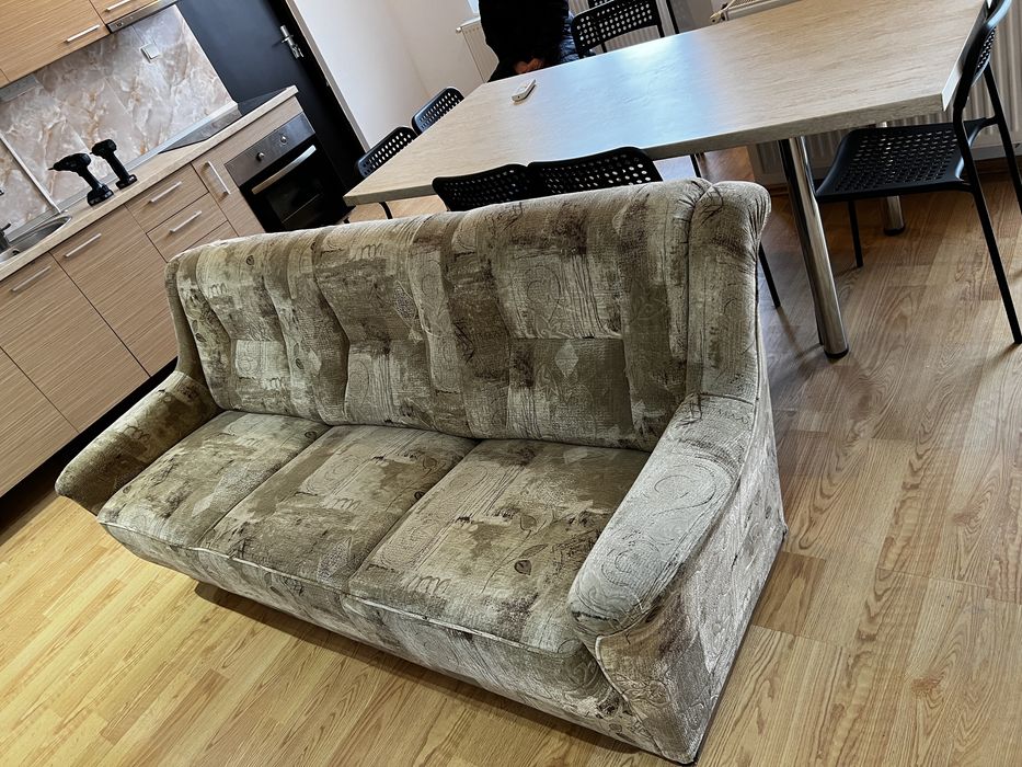 Set complect canapea fixa plus fotoliu